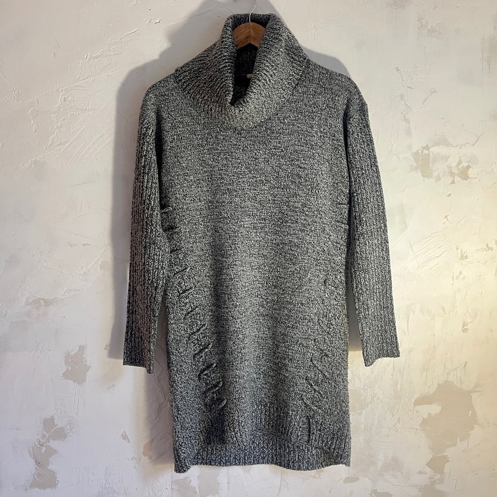 Ripe Gray Cowl Neck Sweater Dress
